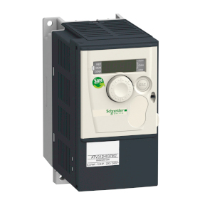 Schneider Electric Variable Frequency Drive; 0.50HP; 200-240VAC Single-Phase IN; 230VAC OUT; 3.3A; IP20; EMC Filter